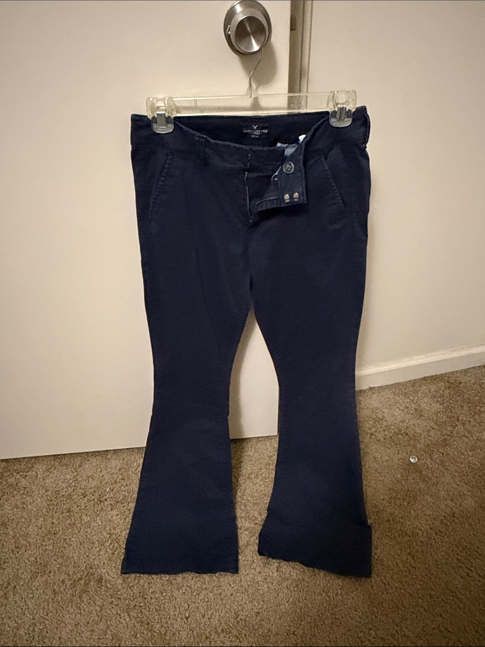 American Eagle Outfitters Navy Stretch Jeans